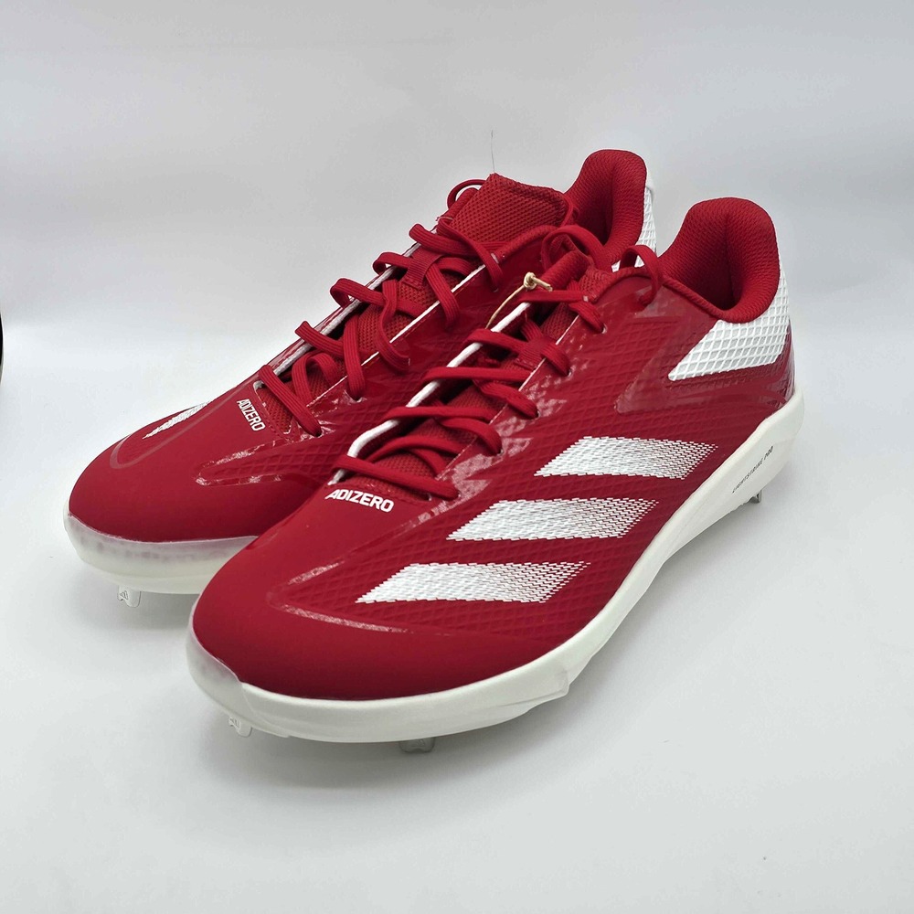 adidas Adizero Electric BS Metal Baseball Cleats Men's Size 12 Red NWT IH3462